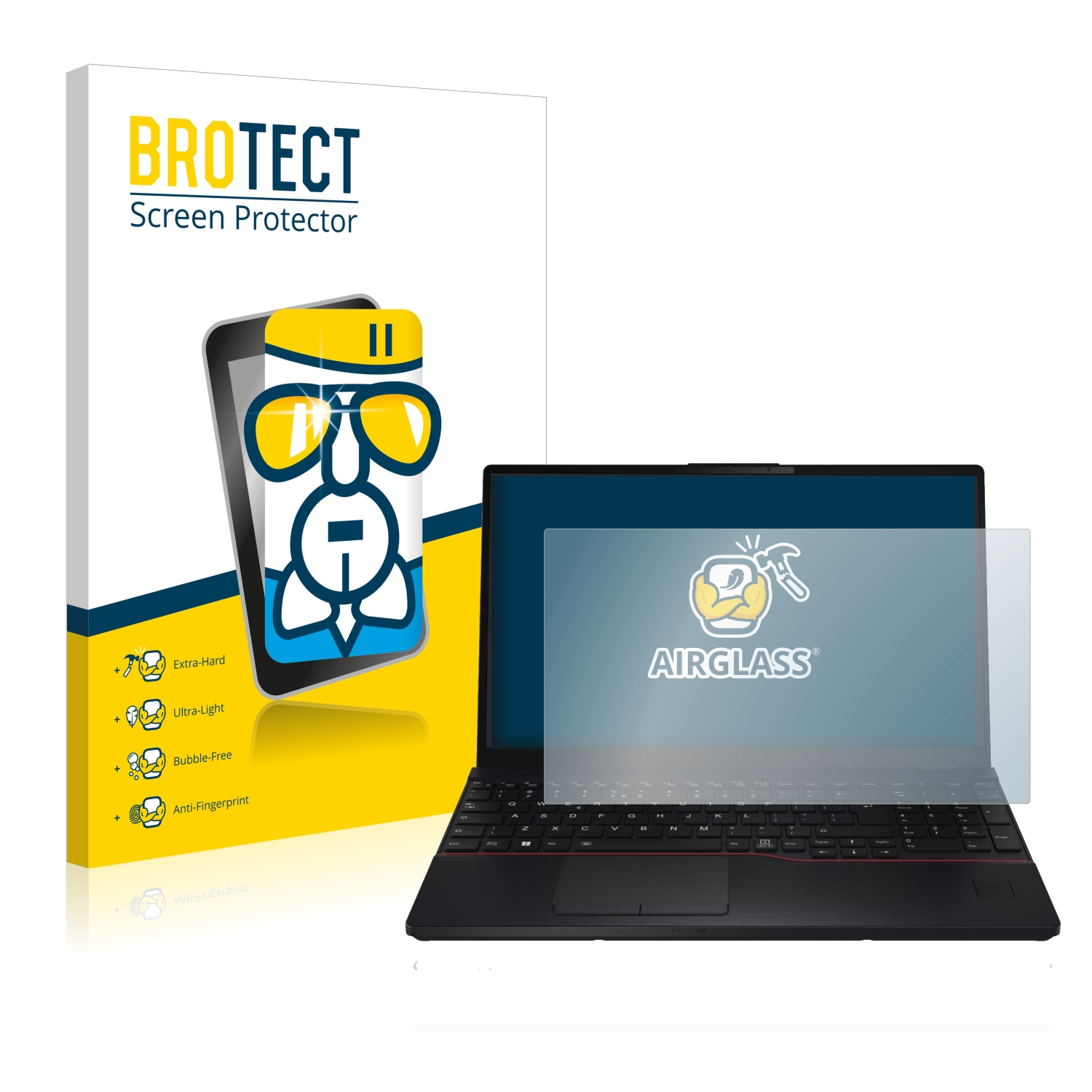 Lifebook BROTECT Schutzfolie(für E5512) Airglass klare Fujitsu