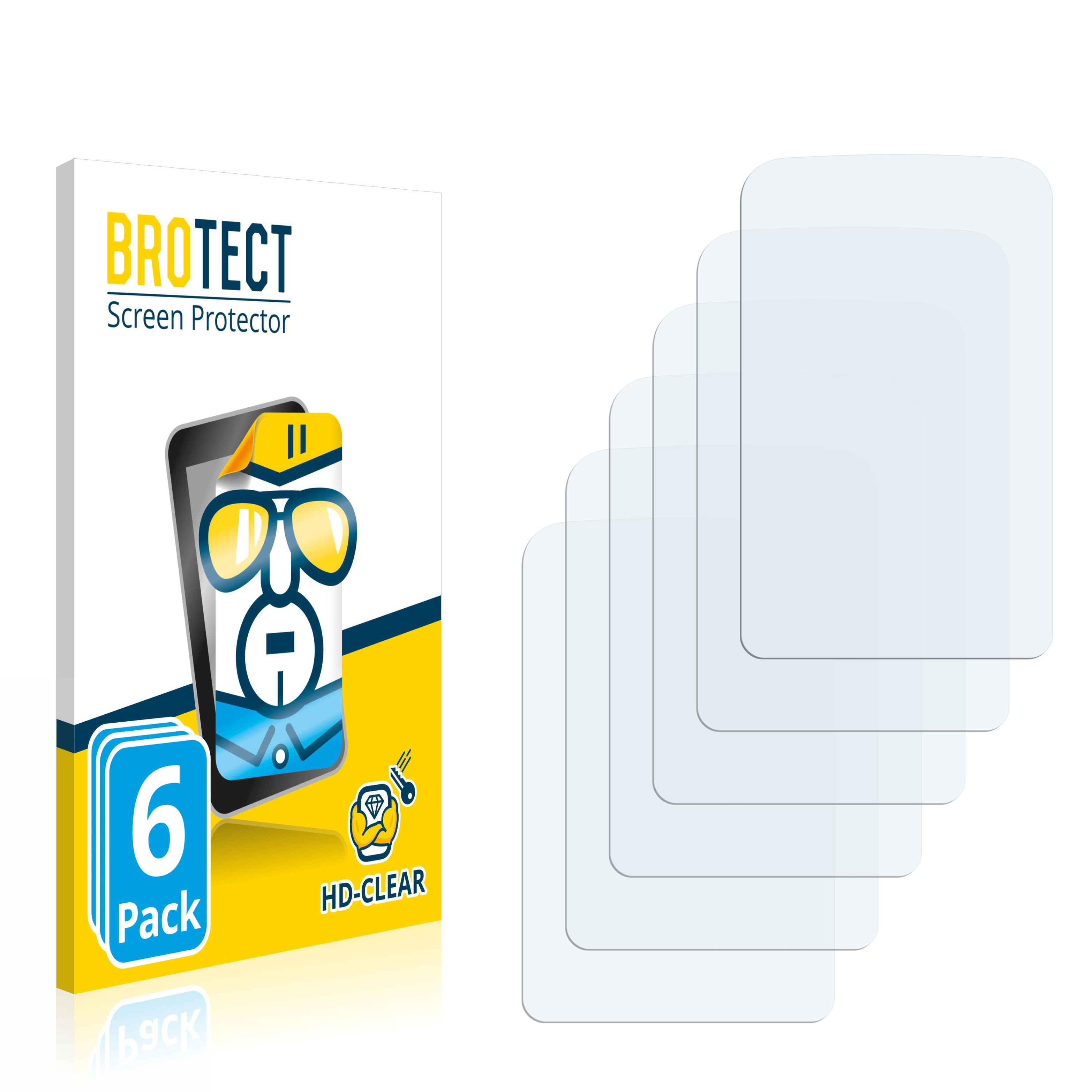 BROTECT 6x klare Garmin GPSMAP Schutzfolie(für 66sr)