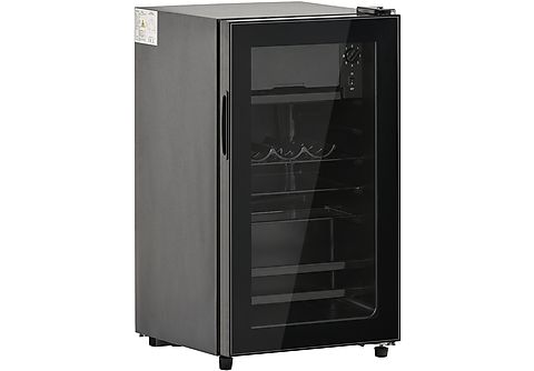 BYTELIKE Kühlschrank,Standkühlschrank,LED-Licht,Energieeffizient,76L, Automatische Abtaufunktion,105kWh/Jahr Kühlschränke (F, 71,6 cm hoch,  Schwarz)