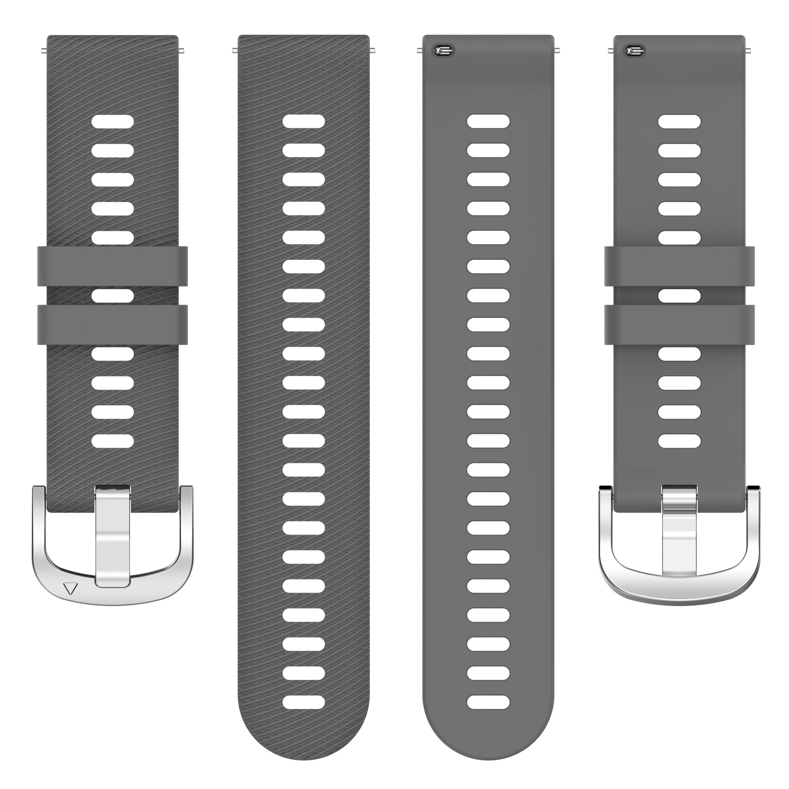 INF Uhrenarmband aus Silikon, 265, Dunkelgrau Garmin, Ersatzarmband