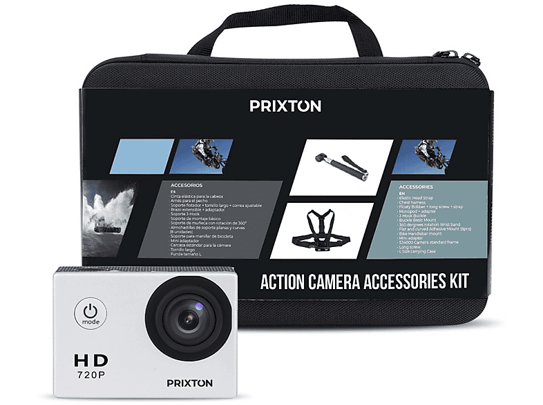 PRIXTON DV609 + KIT610 Actioncam 
