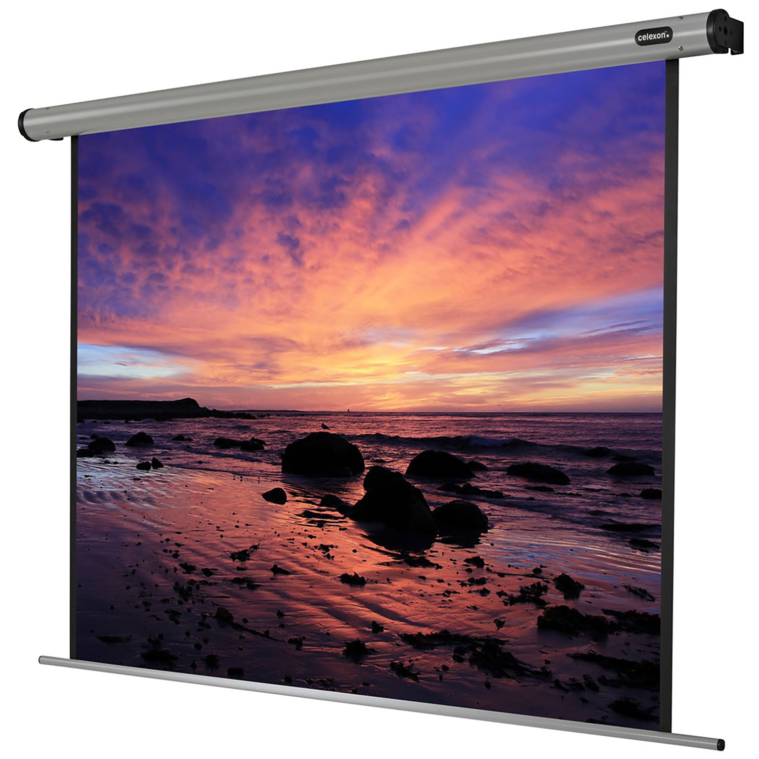 Pantalla para proyector - CELEXON celexon HomeCinema Electrica de 200 x 150 cm