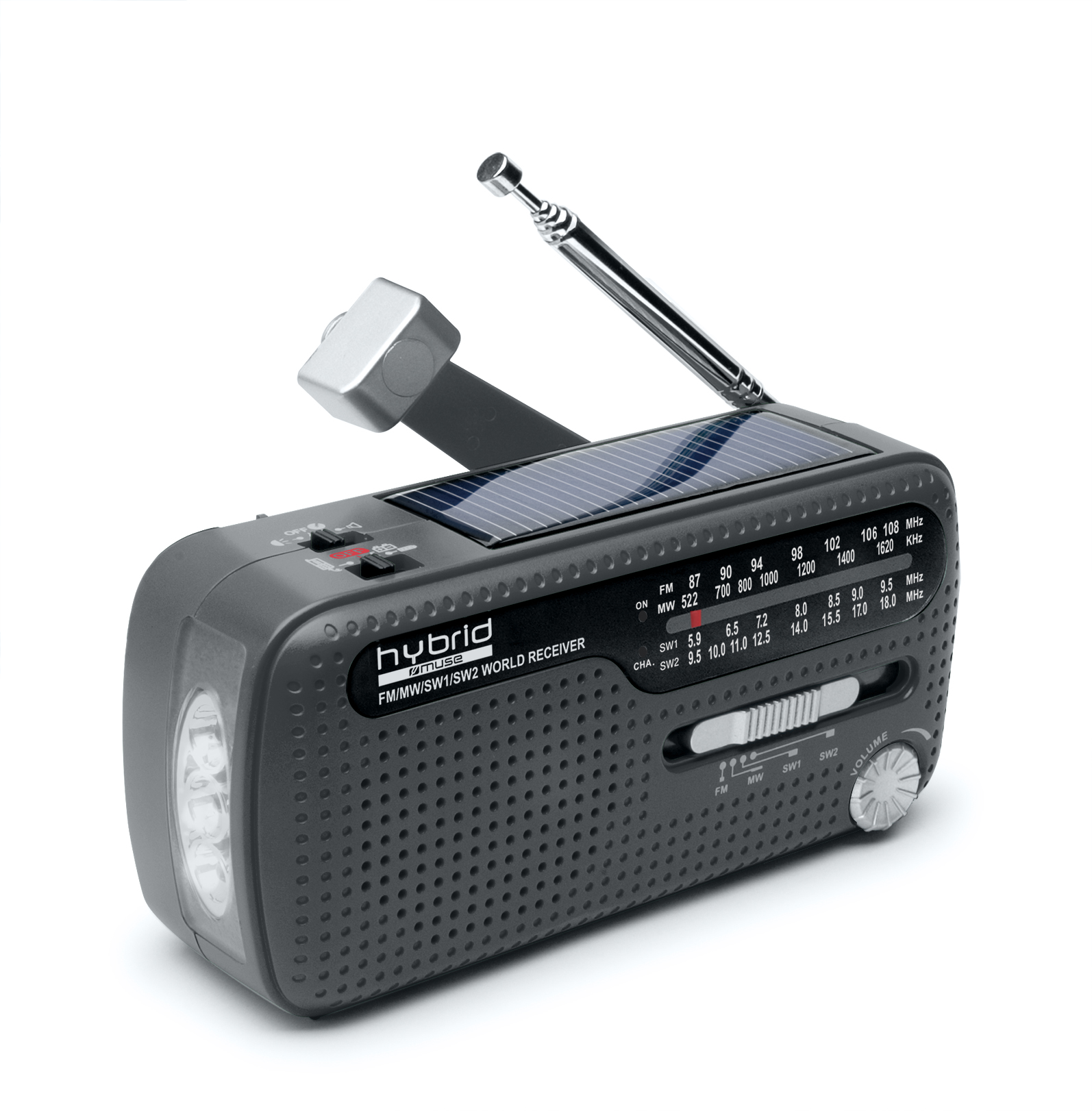 MUSE MH-07 DS Tuner, schwarz Analoger Radio, FM