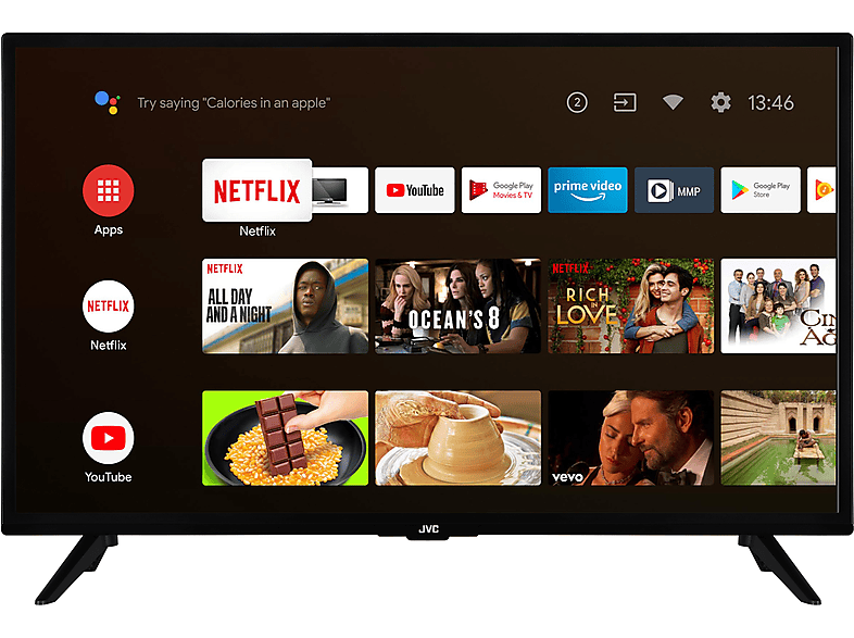 JVC LT-32VAH3255 LED TV (Flat, 32 Zoll / 80 cm, HD-ready, SMART TV)