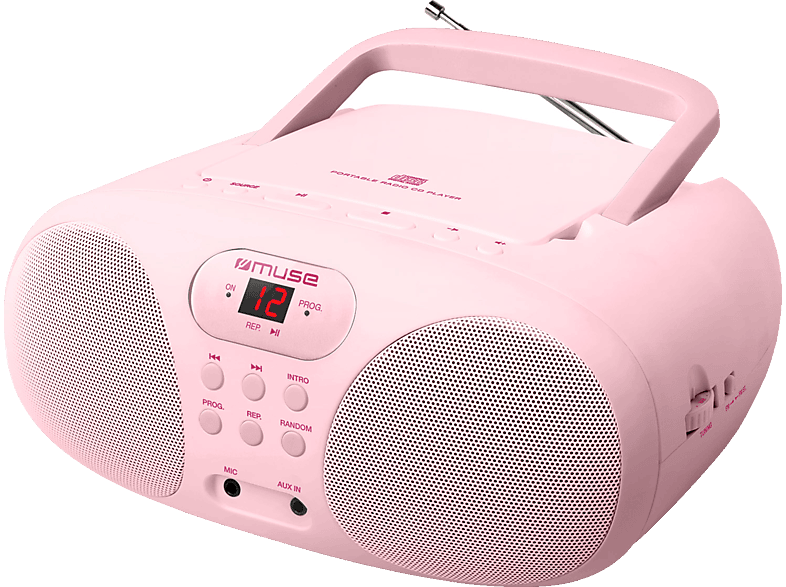 MUSE MD-203 KP Boombox, rosa
