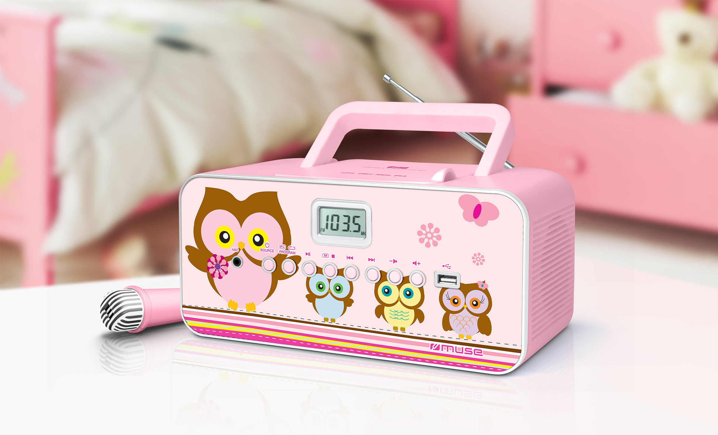 Boombox, KP M-29 rosa MUSE