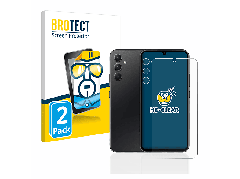 5G) BROTECT klare Schutzfolie(für 2x Samsung Galaxy A34