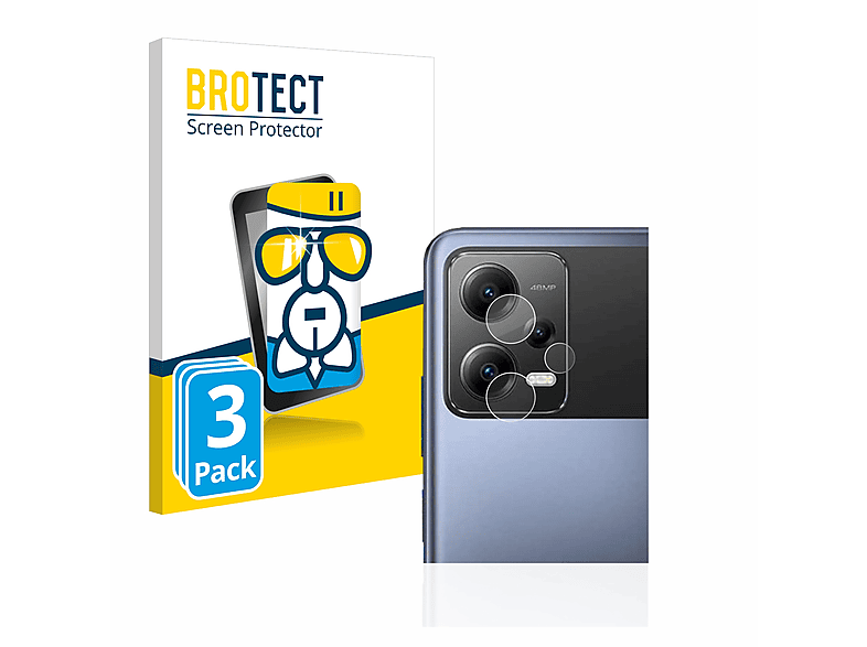 Airglass Poco 3x klare X5) BROTECT Xiaomi Schutzfolie(für