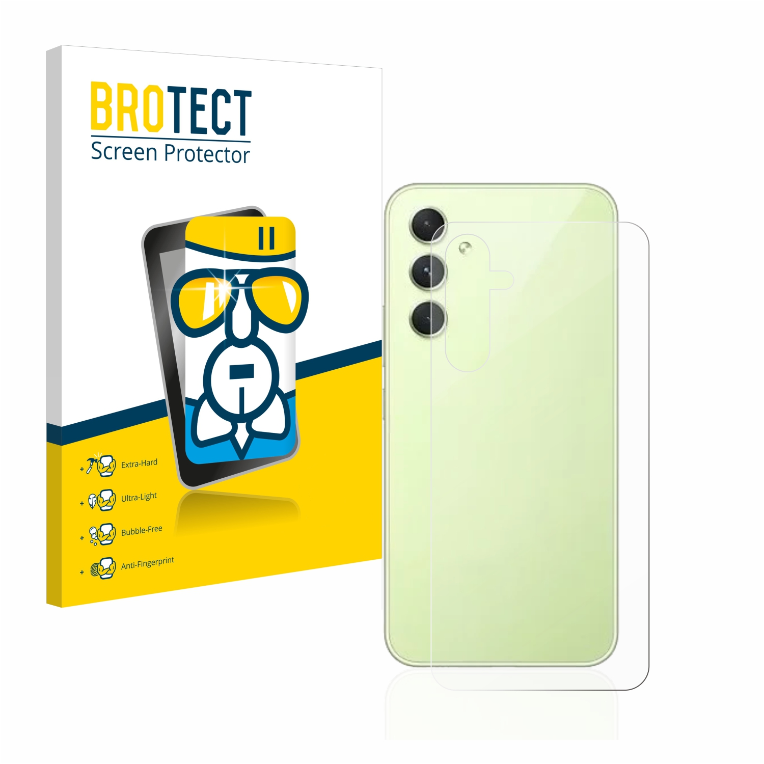 Airglass Samsung BROTECT 5G) Schutzfolie(für Galaxy A54 klare