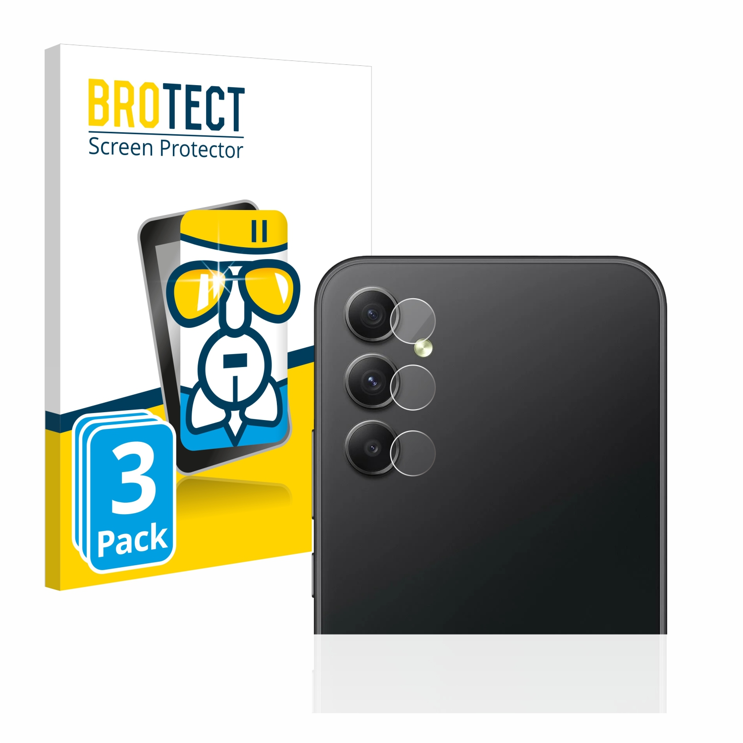 BROTECT 3x Airglass klare Schutzfolie(für 5G) Samsung Galaxy A34