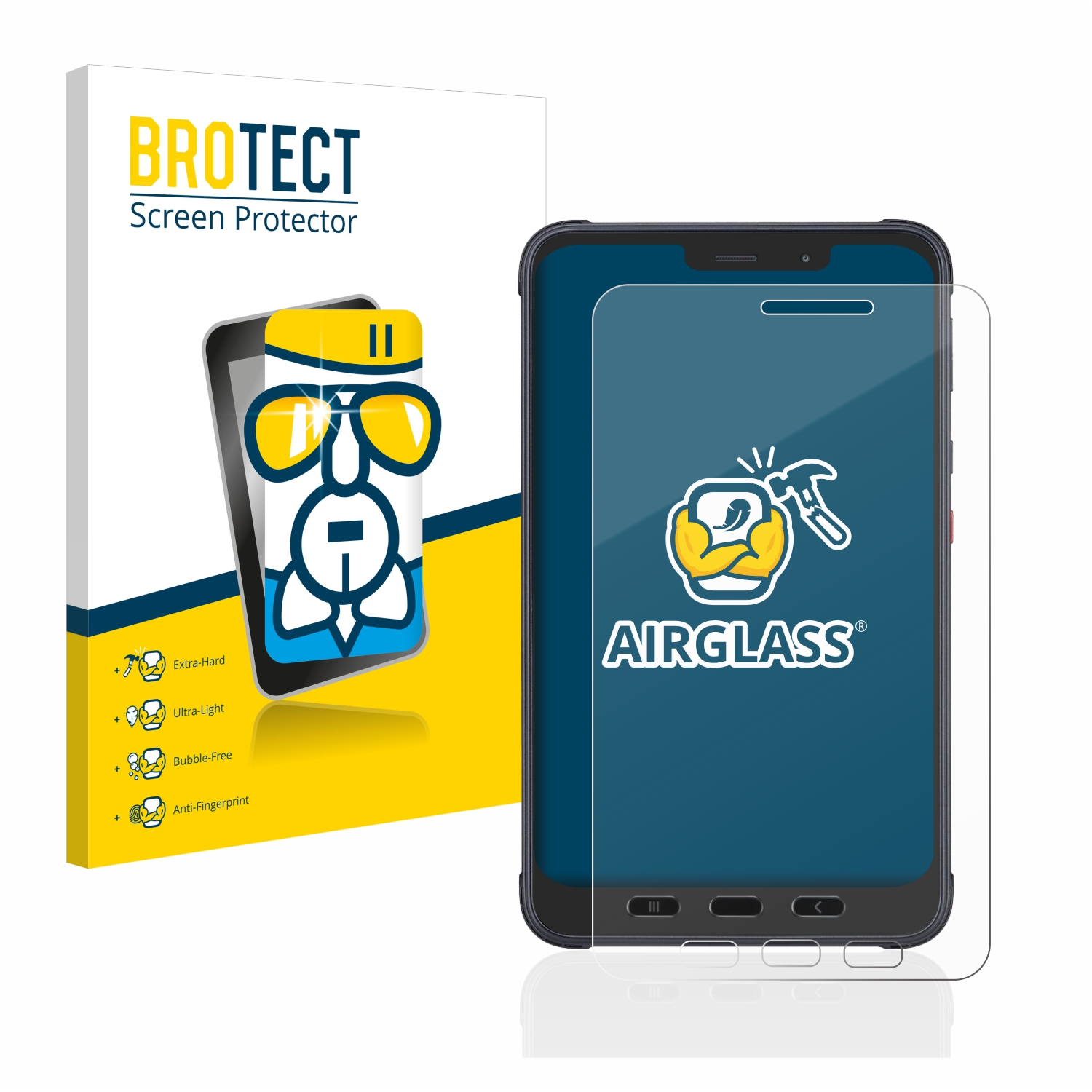 BROTECT Airglass klare LTE) Active Schutzfolie(für Tab Samsung Enterprise 3 Edition Galaxy