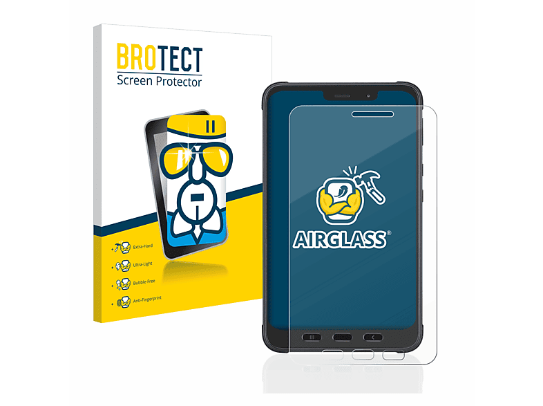 Airglass LTE) Samsung Galaxy klare 3 Active Enterprise BROTECT Tab Schutzfolie(für Edition