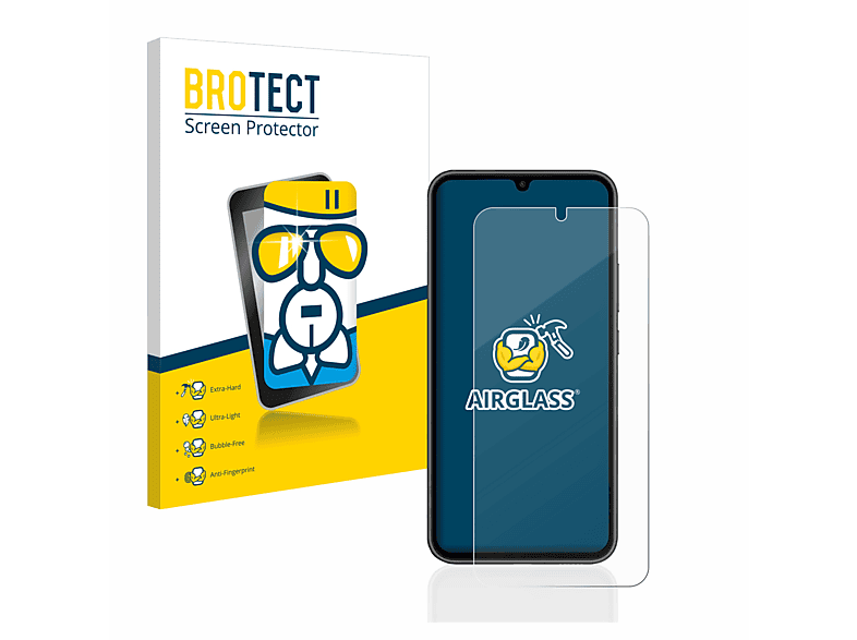 BROTECT Airglass Samsung A34 5G) klare Schutzfolie(für Galaxy