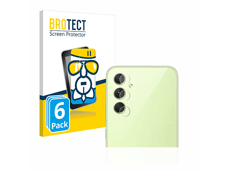 Schutzfolie(für Galaxy A54 5G) klare 6x Airglass BROTECT Samsung