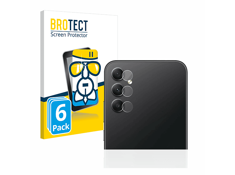 BROTECT 6x Airglass A34 5G) klare Schutzfolie(für Samsung Galaxy