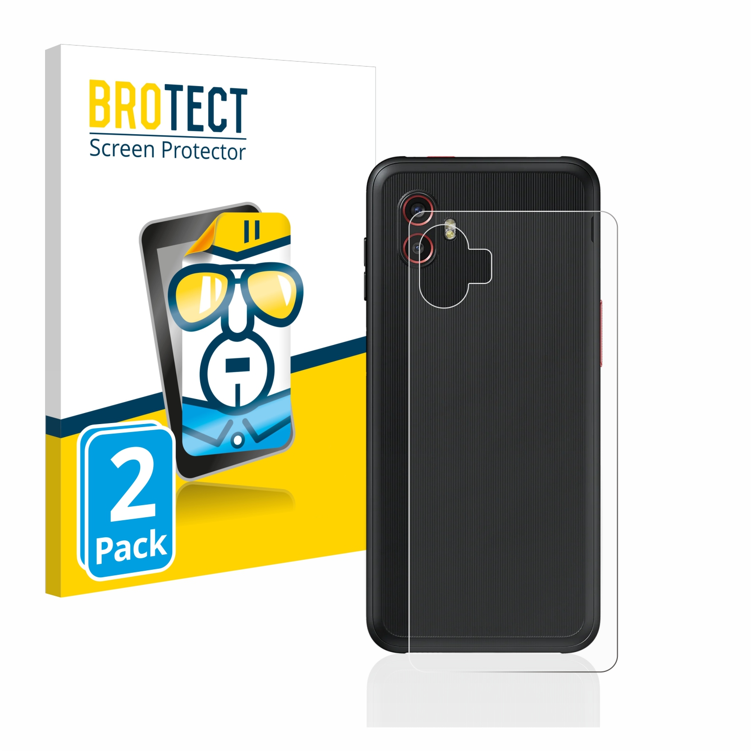BROTECT 2x klare Enterprise Galaxy Schutzfolie(für Samsung Edition) Xcover 6 Pro