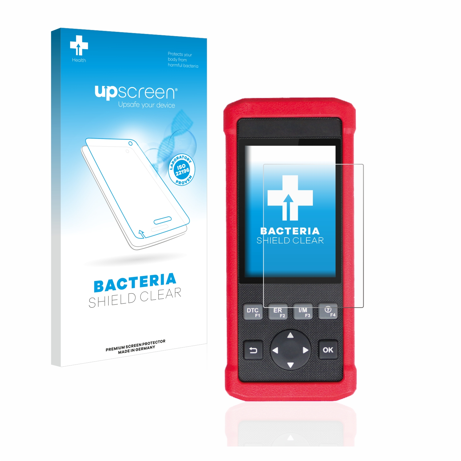 UPSCREEN antibakteriell klare Schutzfolie(für Series Launch Creader 7)