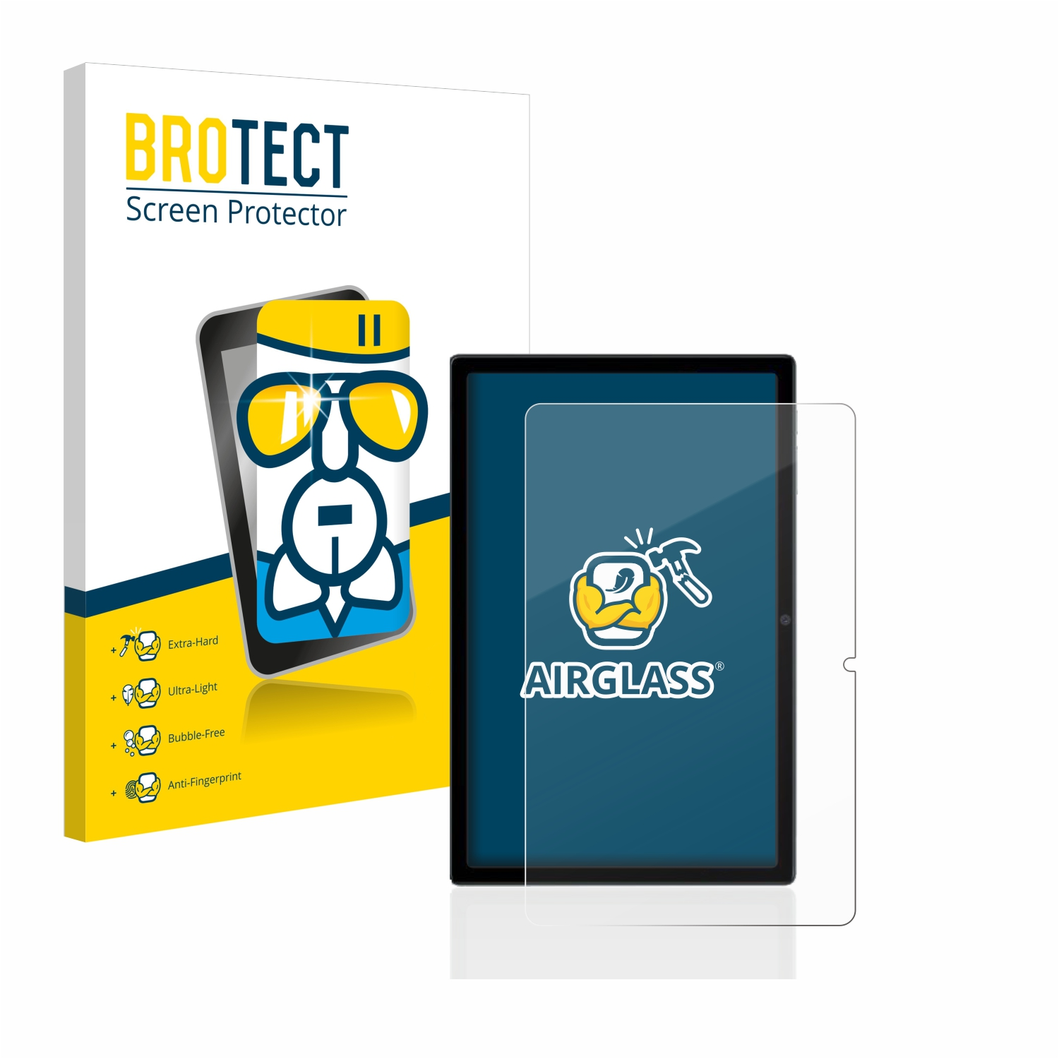 Airglass BROTECT Tab klare Blackview 16) Schutzfolie(für