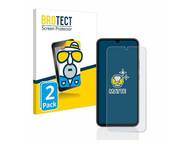 matte BROTECT 2x 5G) Schutzfolie(für Samsung A34 Galaxy