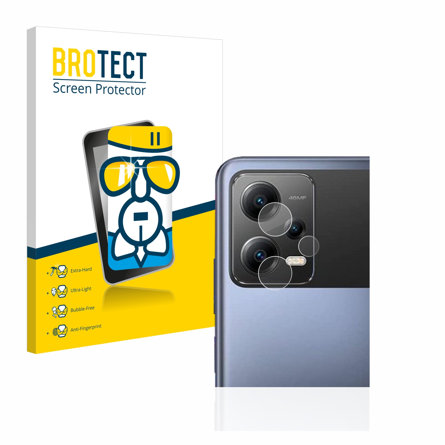 BROTECT Airglass klare Schutzfolie(für Xiaomi Poco X5)