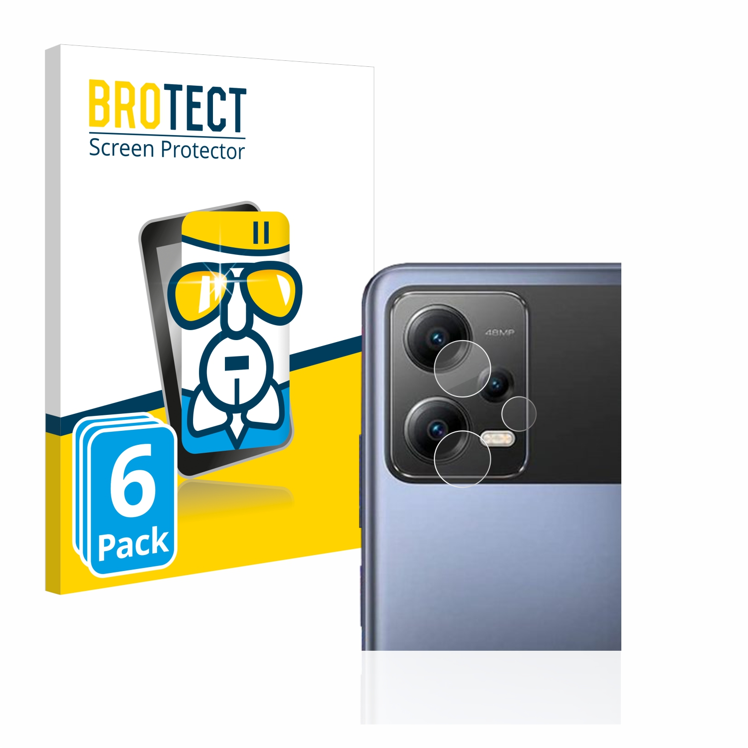 X5) Schutzfolie(für klare Poco Xiaomi 6x Airglass BROTECT