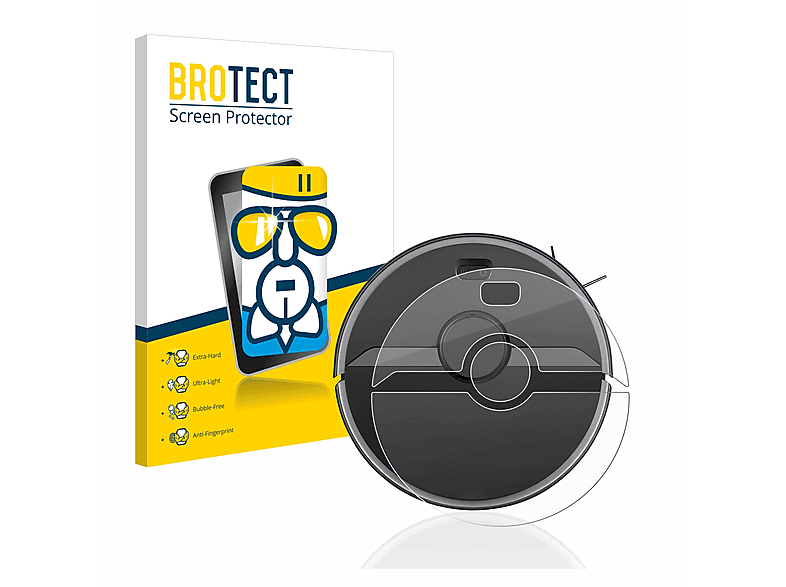 BROTECT Airglass klare Schutzfolie(für Roborock S6 Pure (nur weißes Modell))