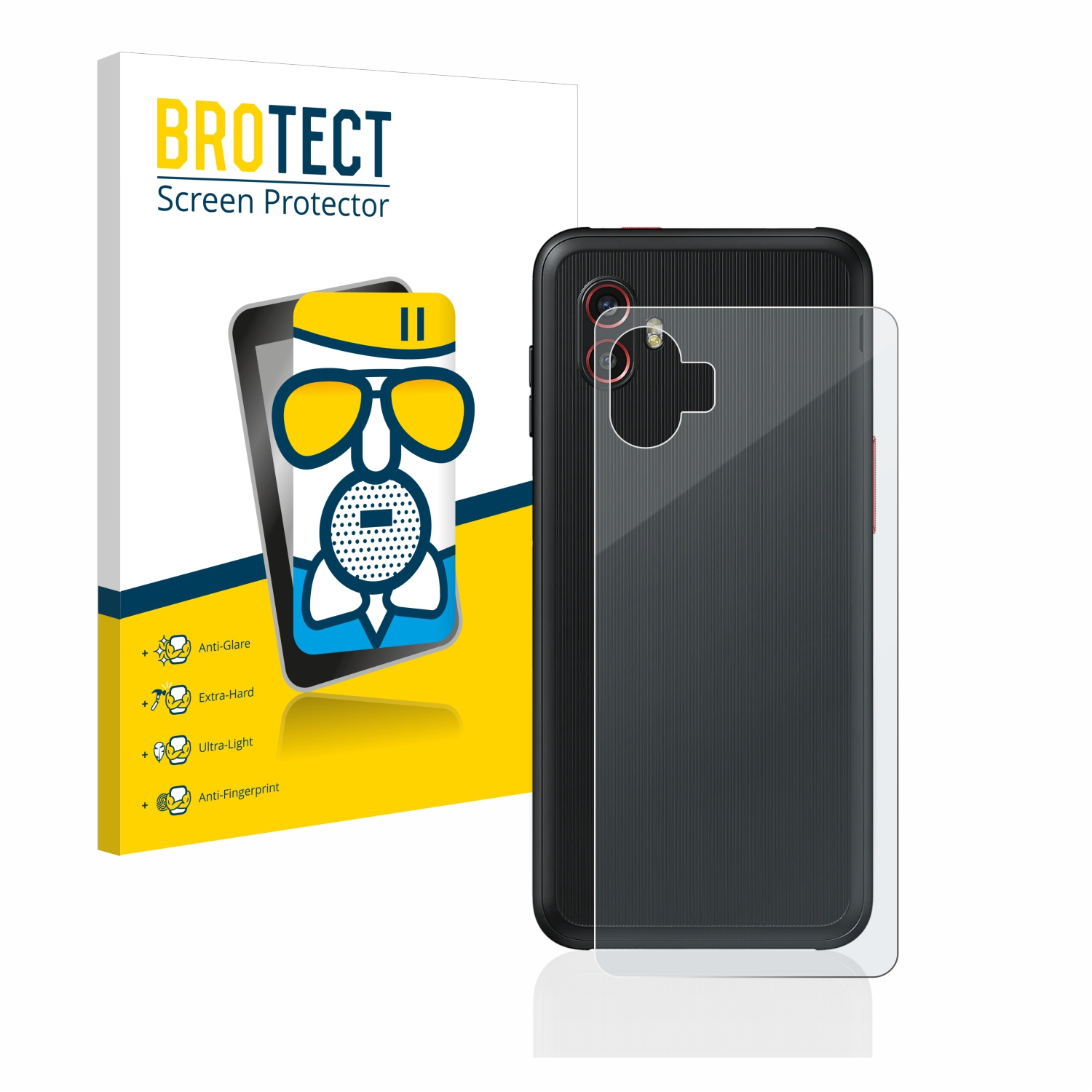 BROTECT Airglass Galaxy Xcover Pro 6 Enterprise Schutzfolie(für matte Edition) Samsung