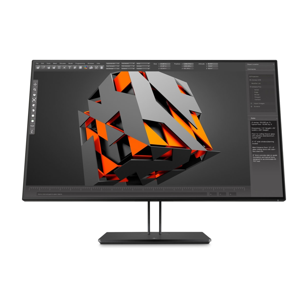 Monitor - Z32 HP, 31,5 ", UHD 4K, 14 ms, 1x Entrada HDMI (Versión HDMI: 2.0), 1x Entrada DisplayPort, (Versión de DisplayPort: 1.2), Negro