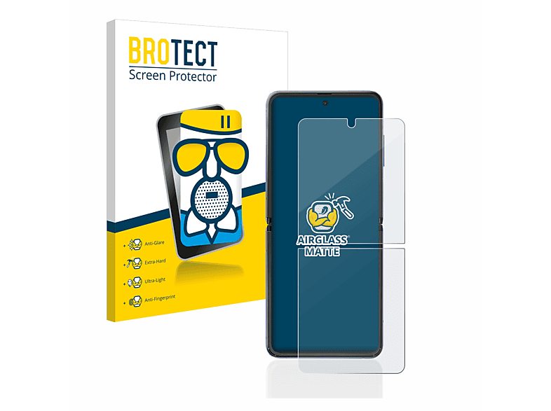 BROTECT Airglass matte Schutzfolie(für Samsung Galaxy Z Flip)