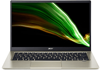 ACER Swift 1 Ultraschlank | SF114-34 | Gold, Notebook mit 14 Zoll Display,  Prozessor, 8 GB RAM, 512 GB SSD, Intel®, gold