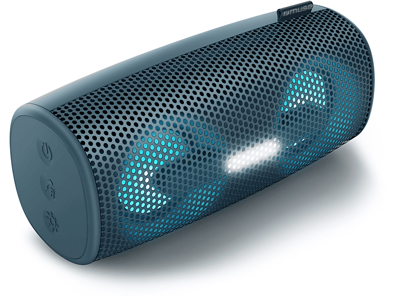MUSE M-730 DJ Bluetooth-Lautsprecher, marineblau, Wasserfest