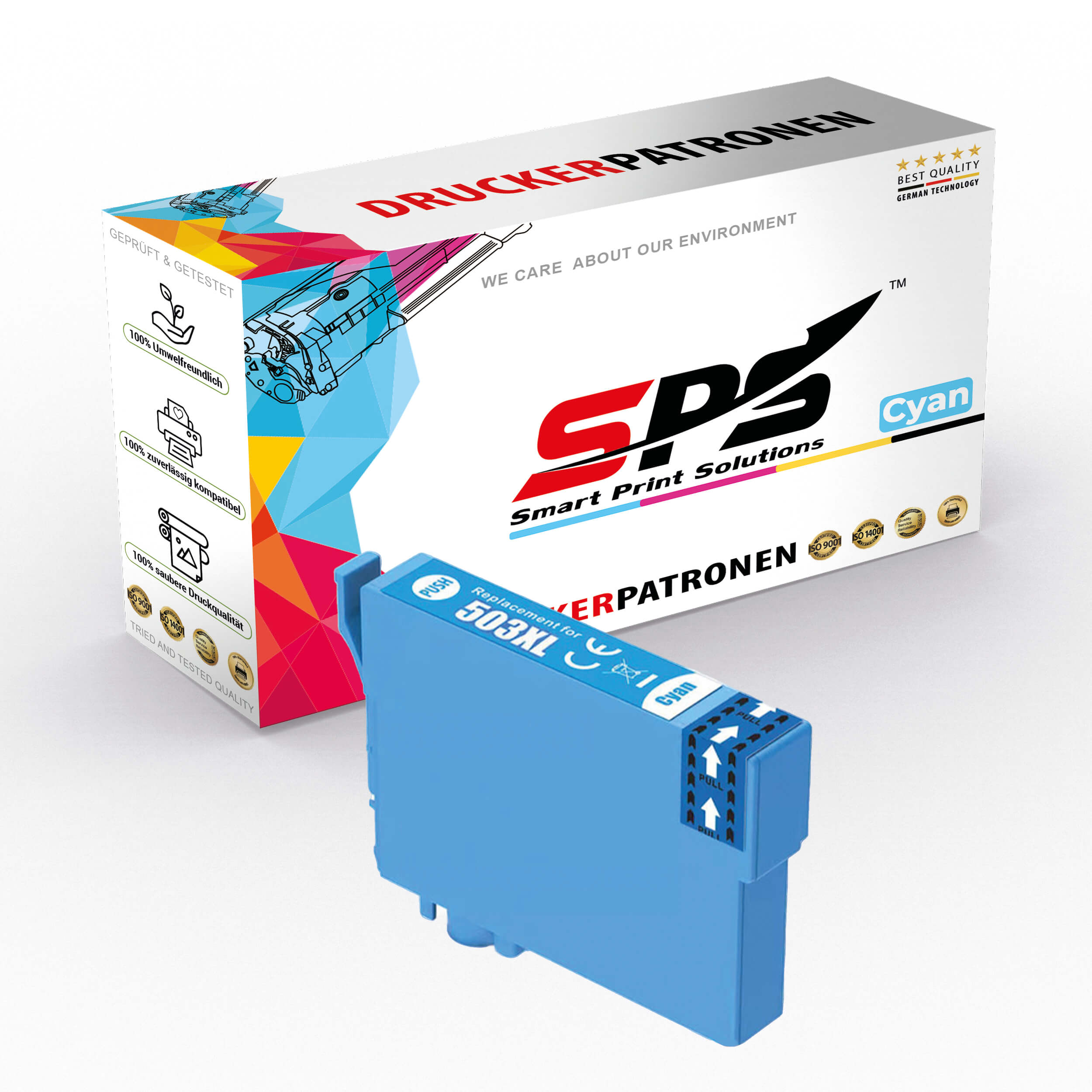 SPS Tintenpatrone E503XL-013 Cyan
