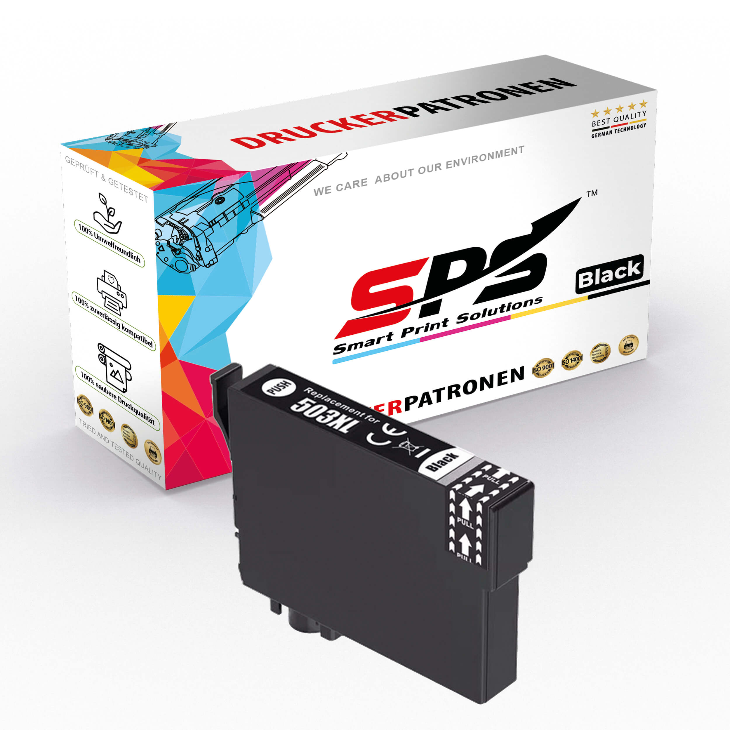 SPS Schwarz Tintenpatrone E503XL-009