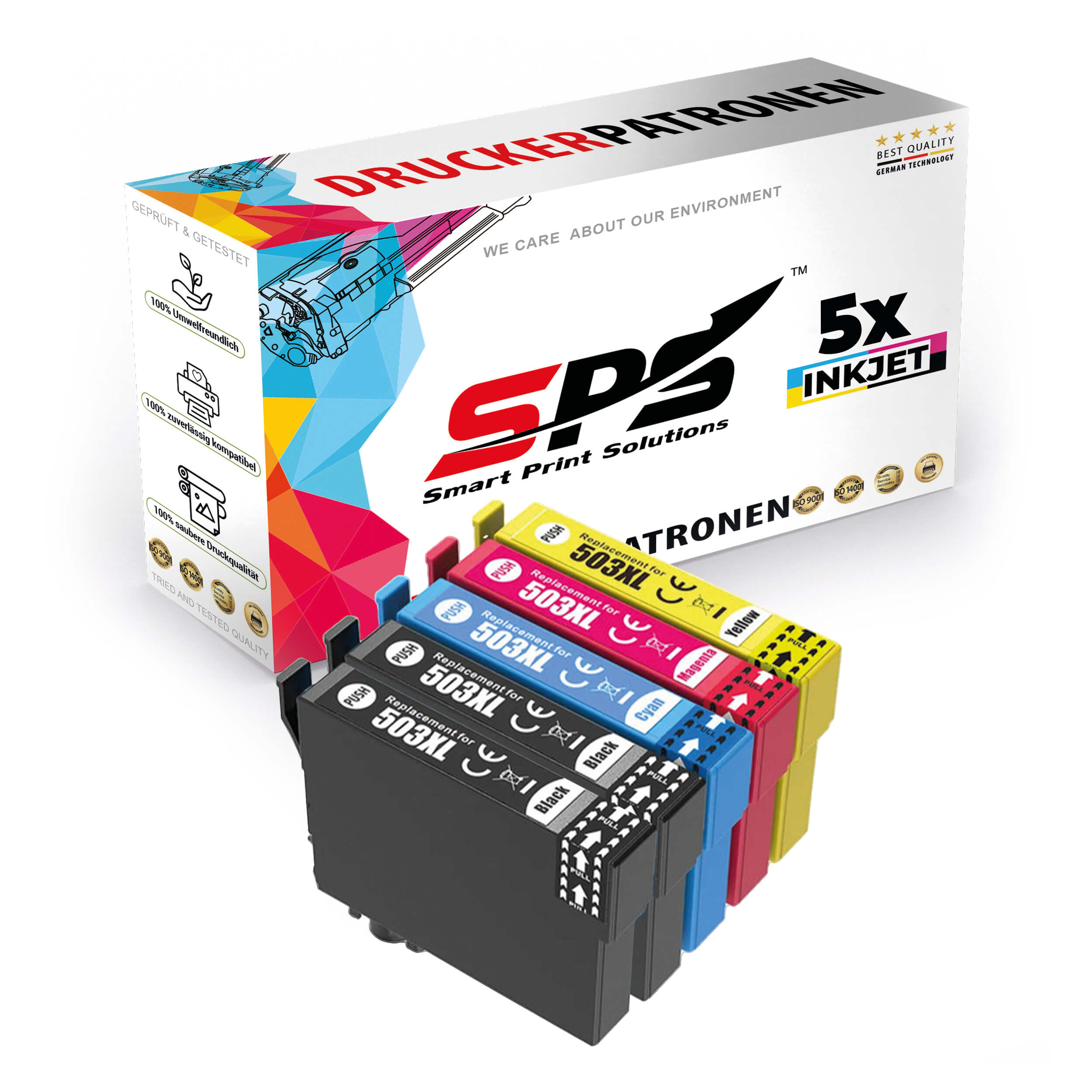 SPS E503XL-061 Tintenpatrone Schwarz, Cyan,Magenta, Gelb