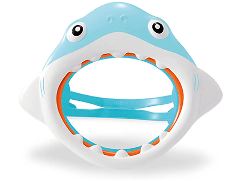 INTEX 55915 - Tauchermaske - Fun Hai Wasserspielzeug, blau