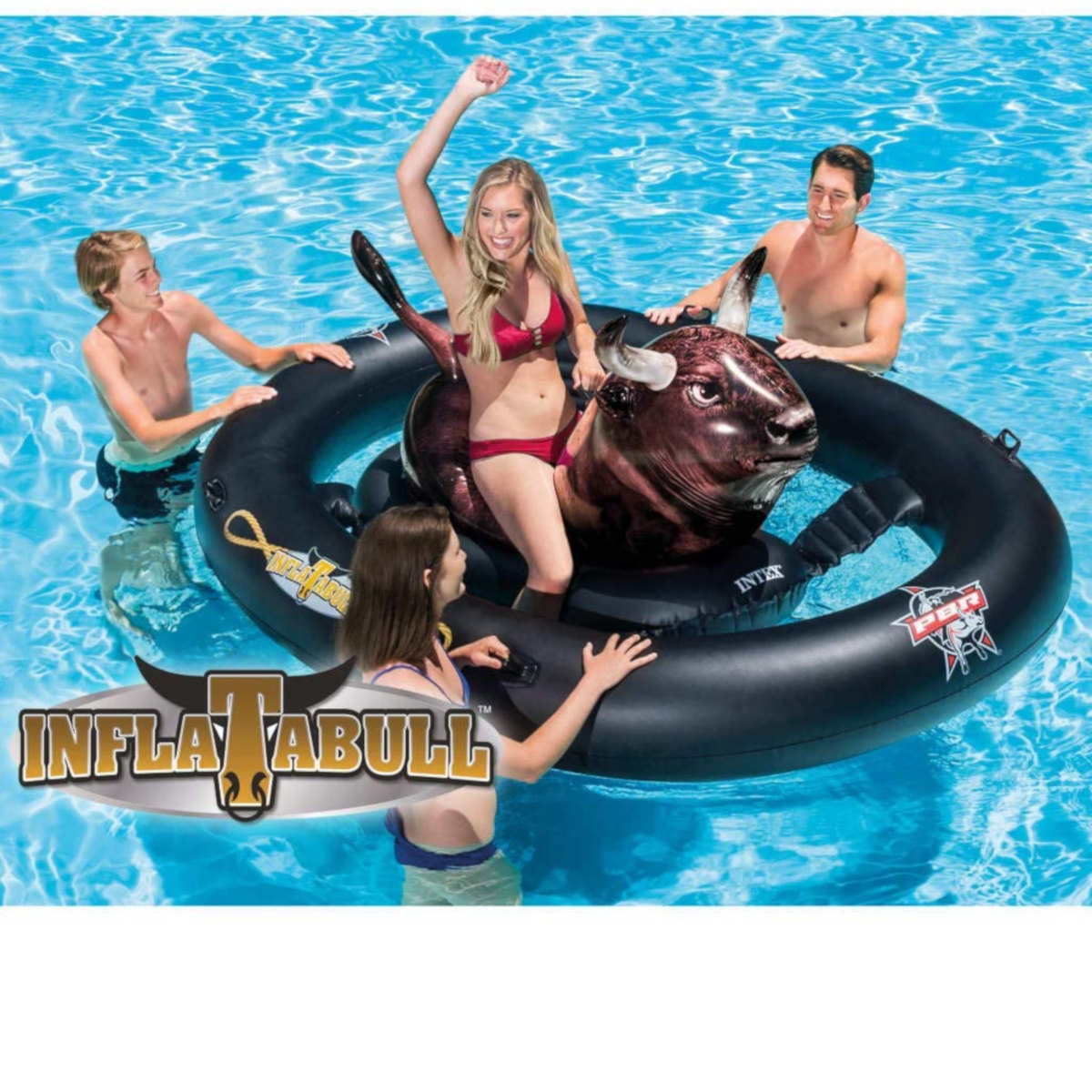 InflataBull Wasserspielzeug, Badeinsel mehrfarbig - INTEX