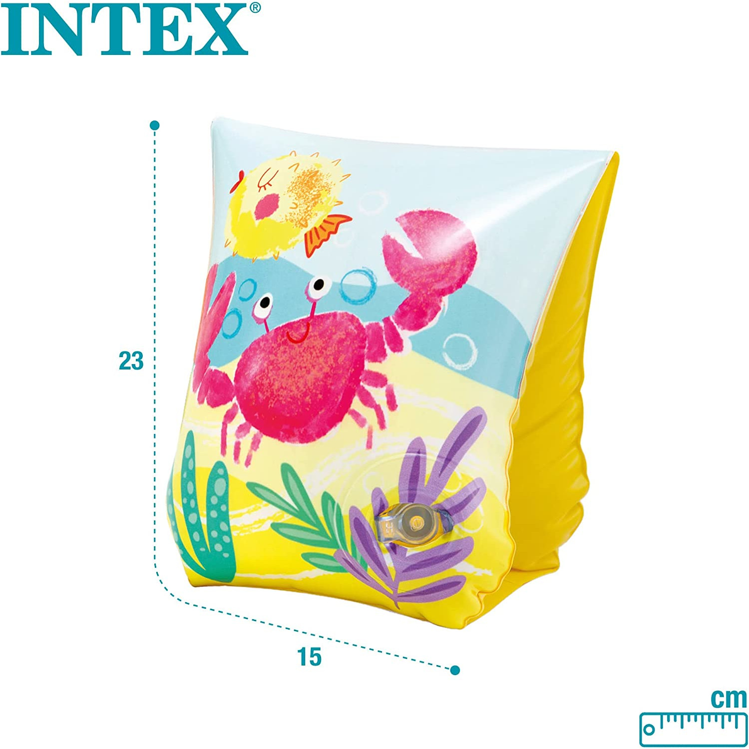 INTEX 58652EU mehrfarbig Schwimmhilfe, (23x15cm) - Tropcial Buddies