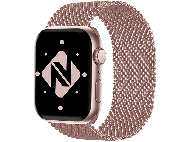NALIA Milanaise Metall Smartwatch Armband, Ersatzarmband, Apple
