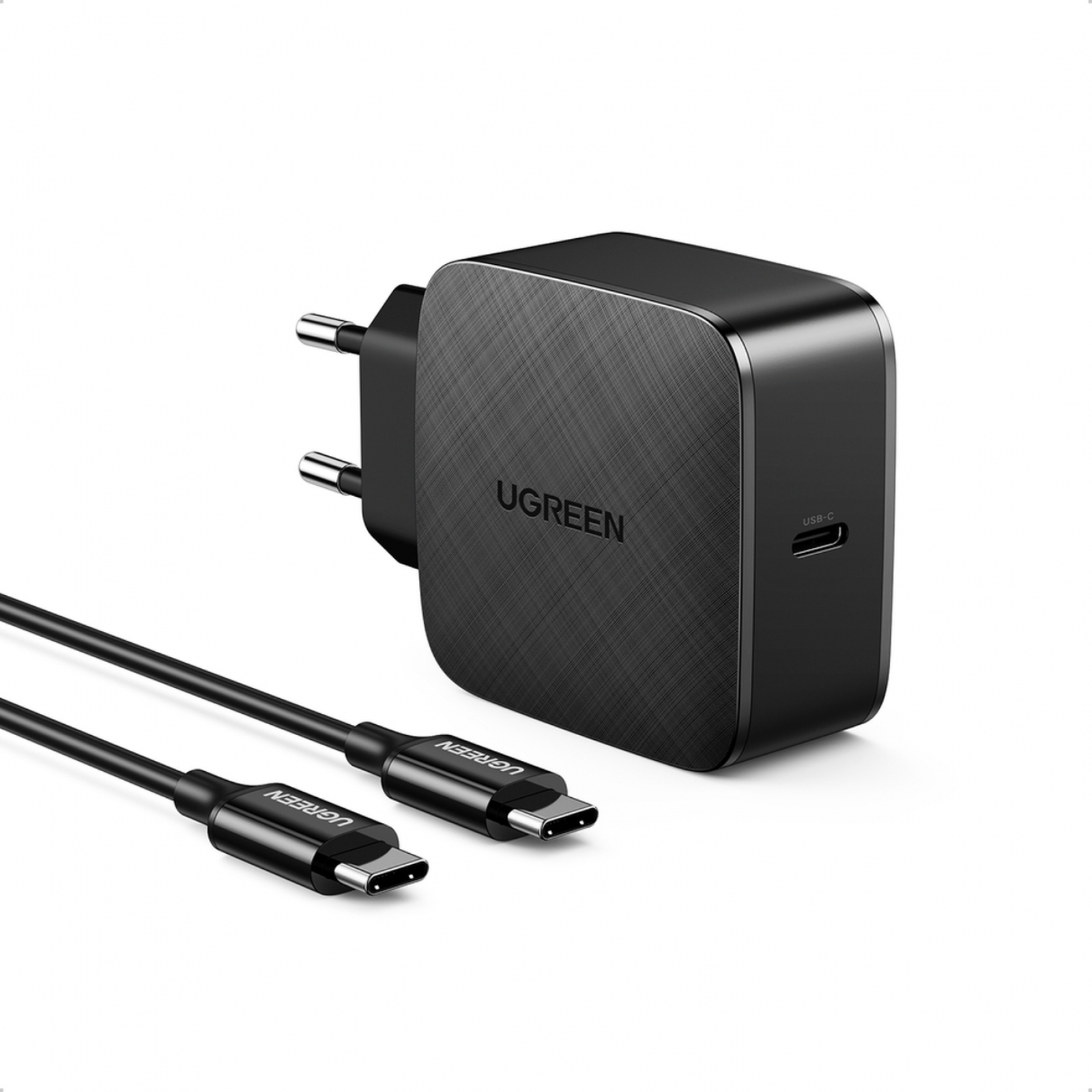 schwarz Stromversorgung Typ C USB C UGREEN Notebook-Netzteil GaN 2m W 65 USB Schnellladegerät Kabel + Typ