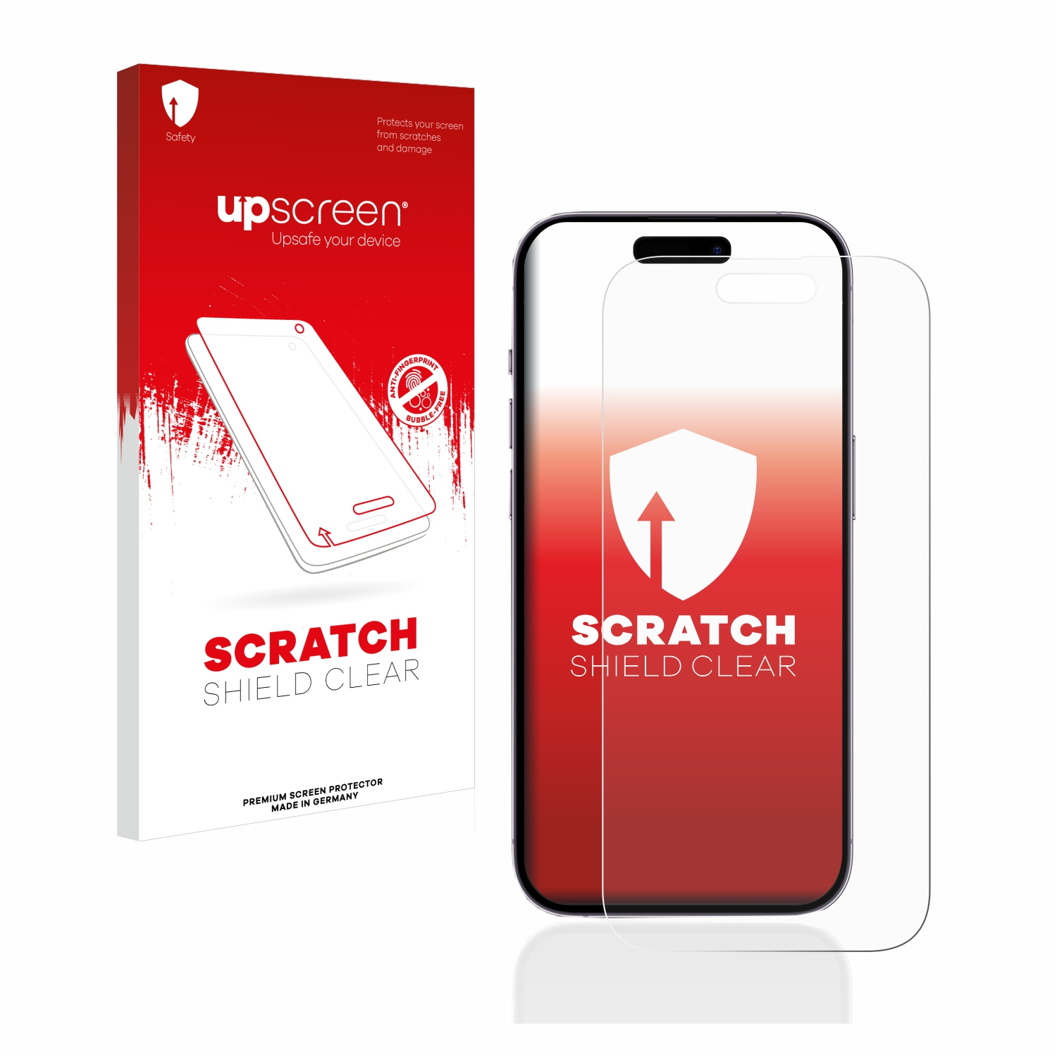 UPSCREEN Schutzfolie(für iPhone klare Apple Pro) 14 Kratzschutz