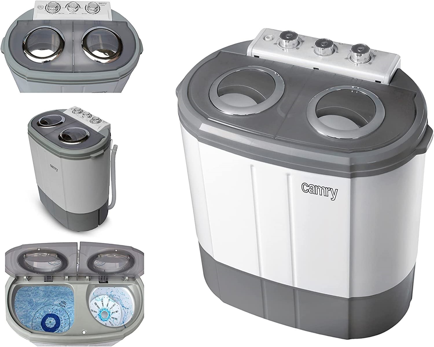 JUNG CAMRY CR8052 kg, -) (3 Mini Waschmaschine Camry