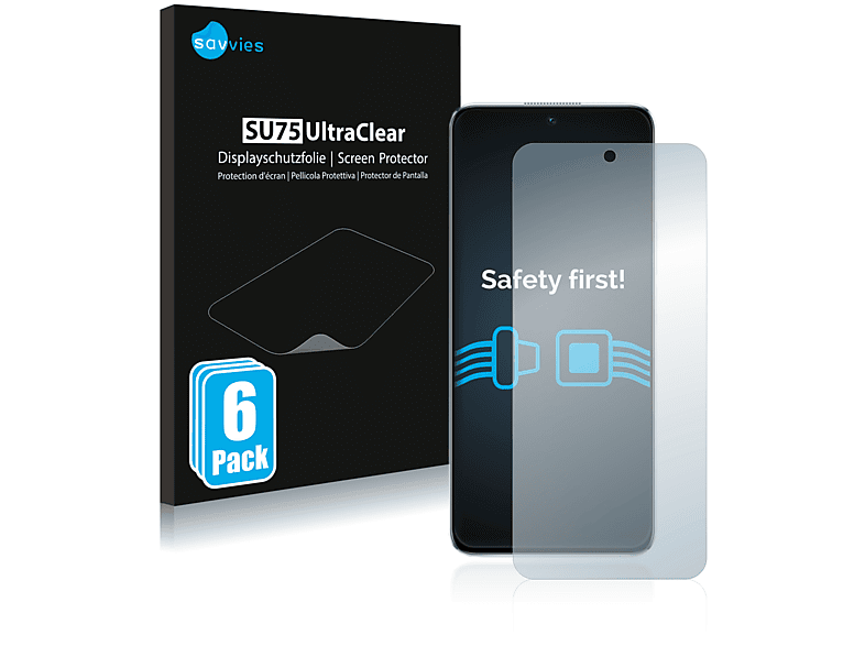 X8 Honor 5G) SAVVIES Schutzfolie(für klare 6x