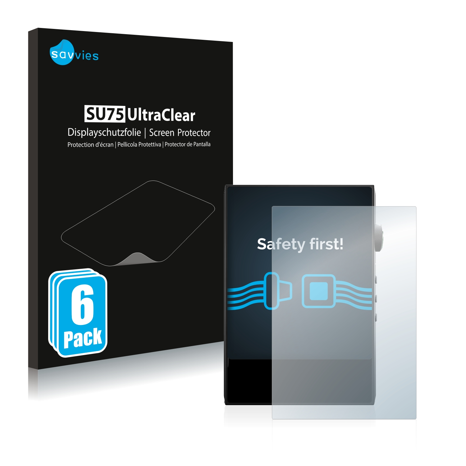 Hiby 6x SAVVIES RS2) klare Schutzfolie(für