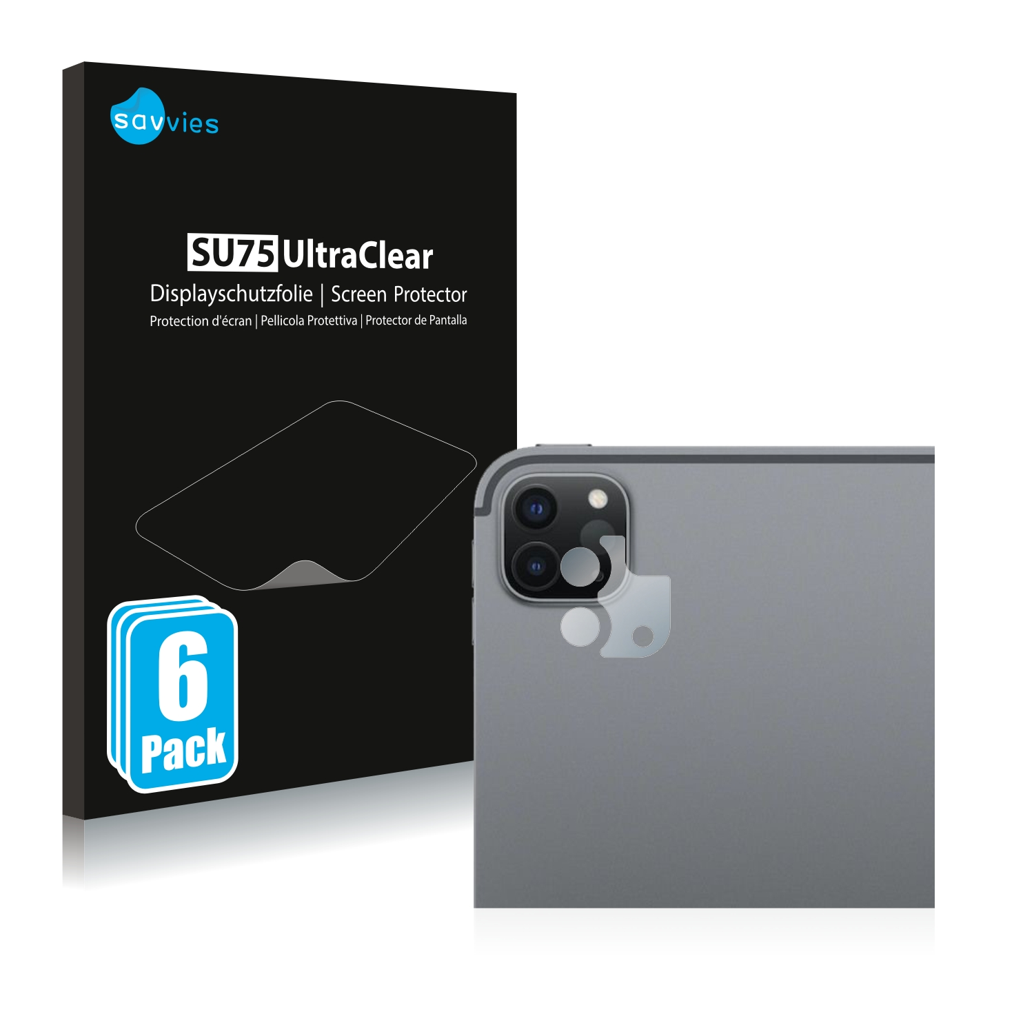 SAVVIES 6x klare Schutzfolie(für Apple iPad Pro Gen.)) 11\