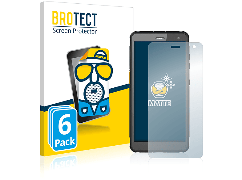 BROTECT 6x matte Schutzfolie(für i.safe MOBILE IS655.RG)