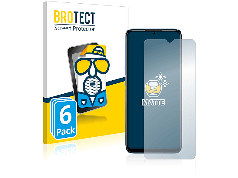 BROTECT 6x matte Schutzfolie(für realme Narzo 50 5G) | Displayschutzfolien & Gläser