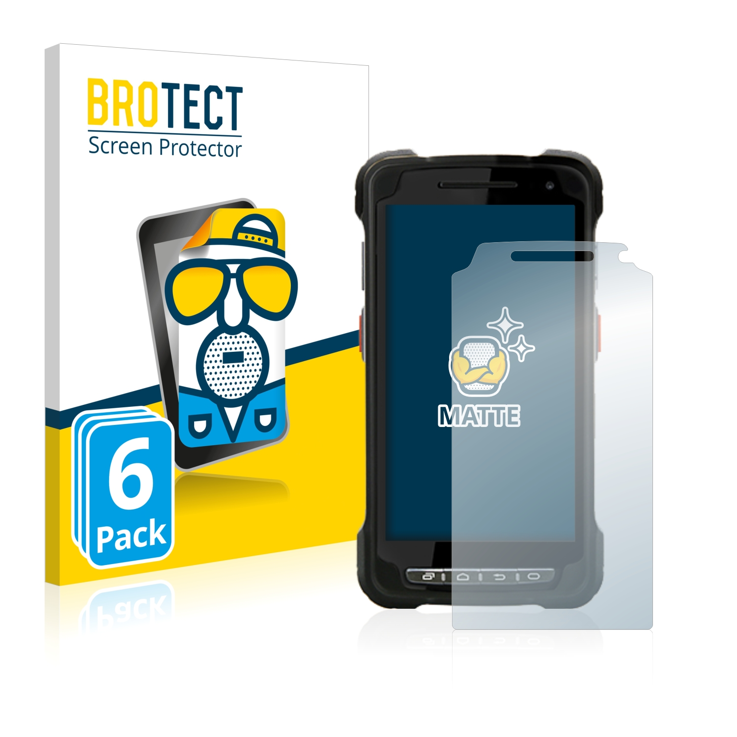 PM80) matte Point Schutzfolie(für 6x BROTECT Mobile