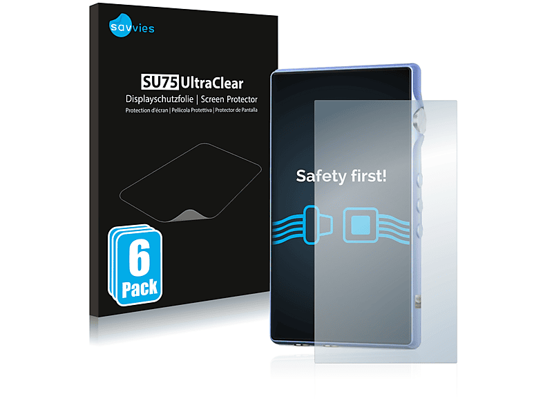 SAVVIES 6x klare Schutzfolie(für iBasso DX170) | Schutzfolien & Schutzgläser