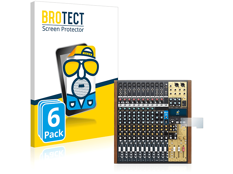 BROTECT 6x matte Schutzfolie(für Tascam Modell 16)