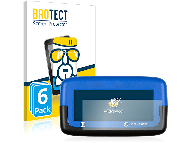 BROTECT 6x Airglass klare Schutzfolie(für Needit Park Micro)